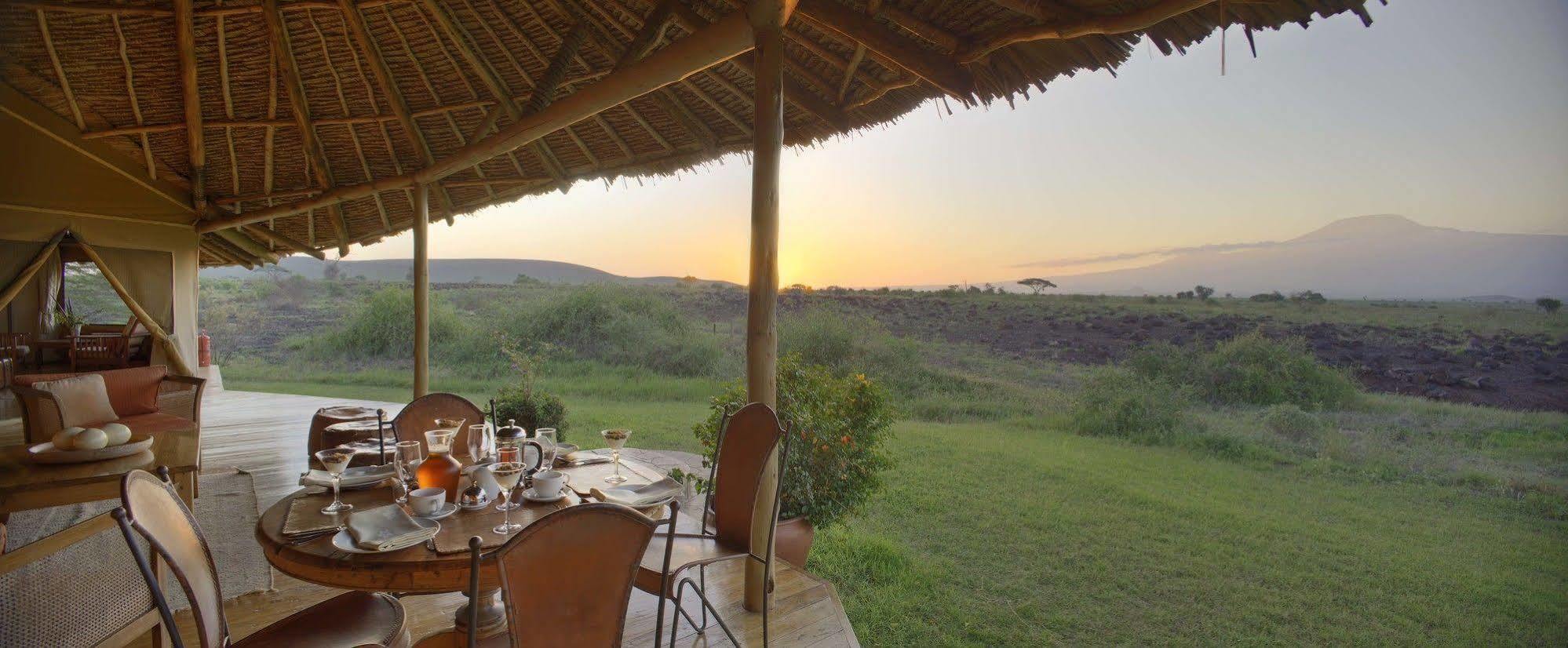 Elewana Tortilis Camp Otel Amboseli Dış mekan fotoğraf