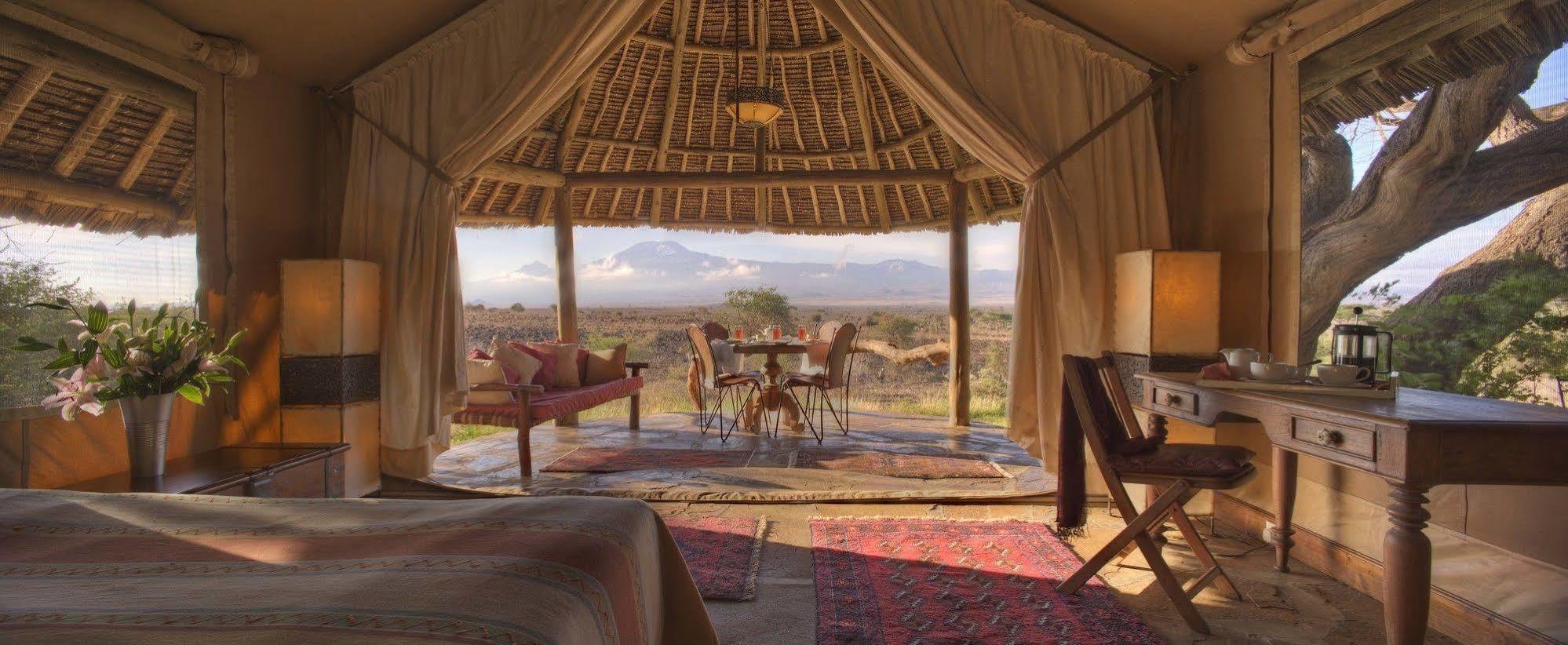 Elewana Tortilis Camp Otel Amboseli Dış mekan fotoğraf