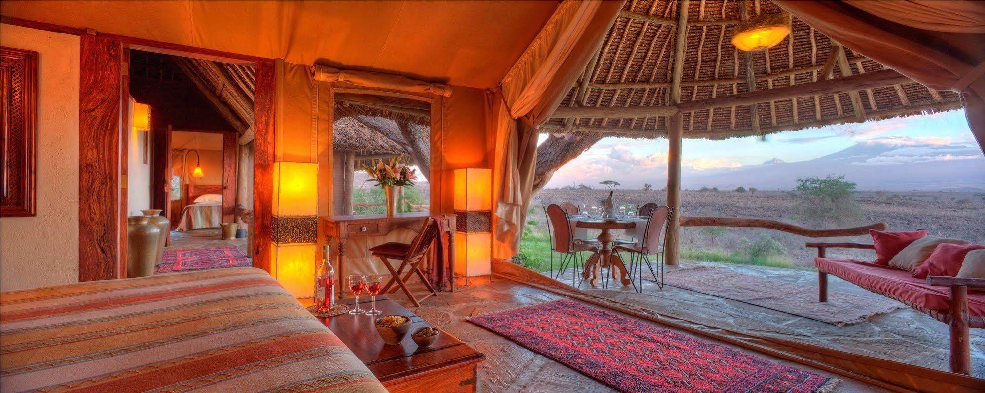 Elewana Tortilis Camp Otel Amboseli Dış mekan fotoğraf